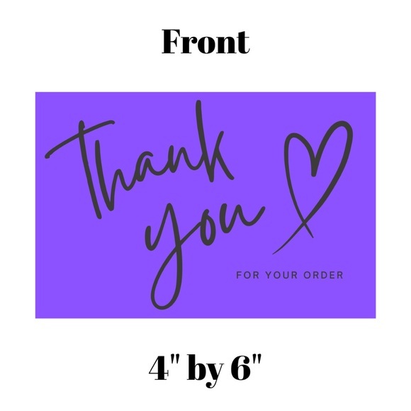 Other - Set of 10 Thank You Postcard